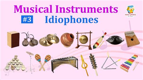 idiophones list.